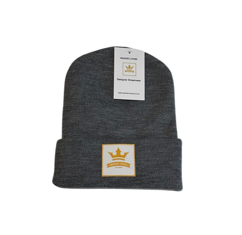 Manor Living Unisex Beanie Grey