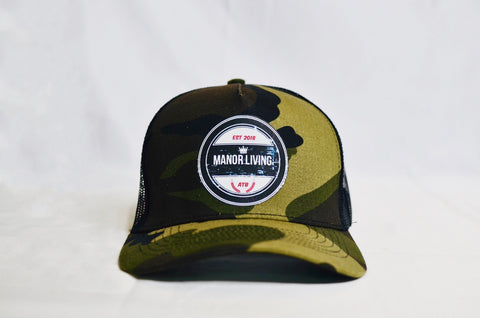 Limited Edition Manor Living Camo Trucker Caps