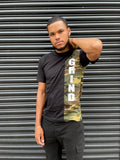 Men's Rise X Grind Camo Print T Shirt