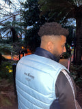 Men's Rise X Grind Sky Blue Quilted Gilet